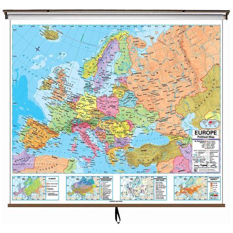 Europe Advanced Political Classroom Wall Map Kappa Map Group My Xxx Hot Girl