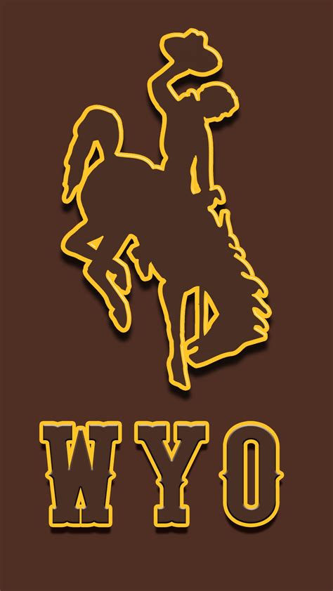 Gowyo Wyoming Cowboys College Logo Mustang Logo