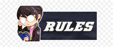 Rules Banner Transparent Anime Rules Banner For Discord Png Banner Transparent Free