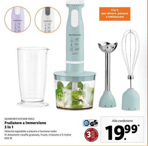 Frullatore A Immersione In Silvercrest Kitchen Tools Offerta Di Lidl