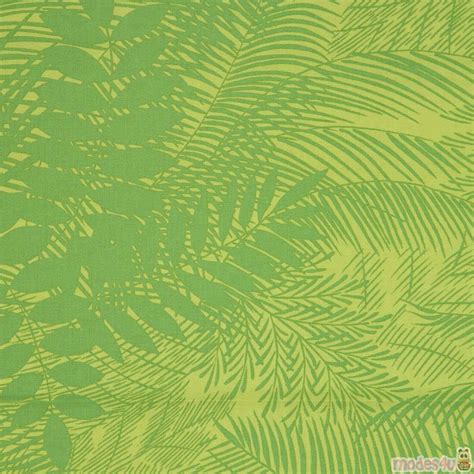 Lime Green Leaf Fabric By Alexander Henry Modes4u