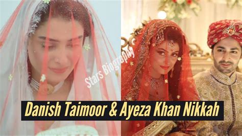 Ayeza Khan Anddanish Taimoor Wedding Videoaiza Khan Nikkahmehndi Video