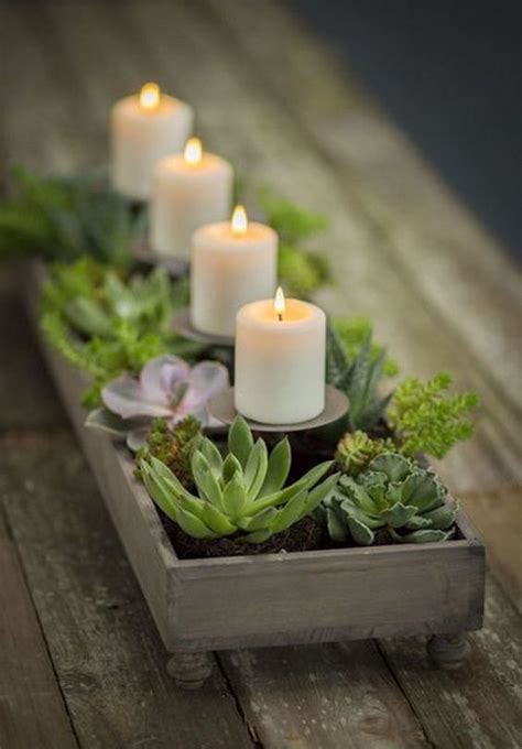 This year i wanted something festive to put on my coffee table but i didn't want to go out and just buy something. 40 Succulent Centerpieces For Your Reception Table ...