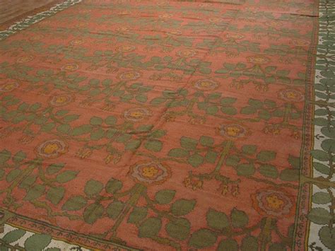 Early 20th Century Donegal Arts And Crafts Carpet Designed By Cfa