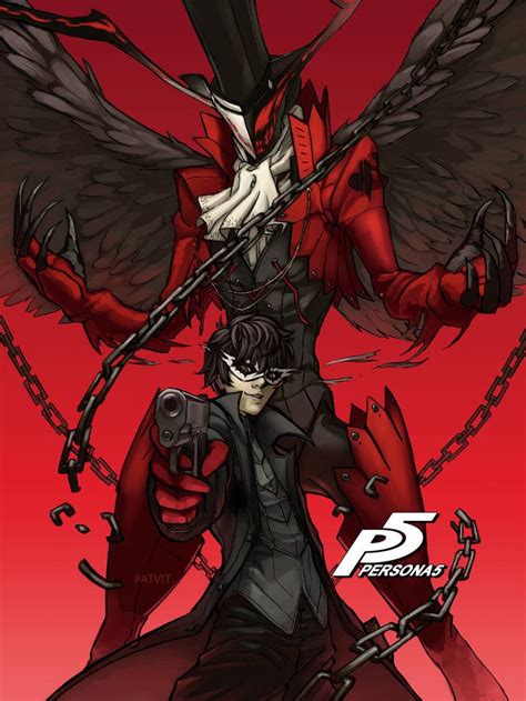 Persona 5 Protagonist By Patvit On Deviantart Persona 5 Anime