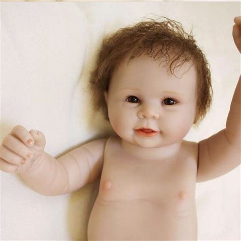 22in Newborn Full Body Baby Boy Floppy Silicone Reborn Doll Lifelike