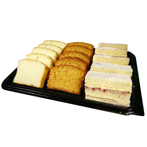 15 Piece Mixed Cake Platter Greenhalghs Craft Bakery