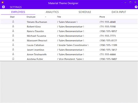 Introduction To Material Design In Winforms Apps Componentone