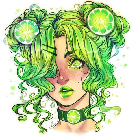 Pin By Aniya Stansberry On Mystical Drawings Lime Girl Girls Cartoon