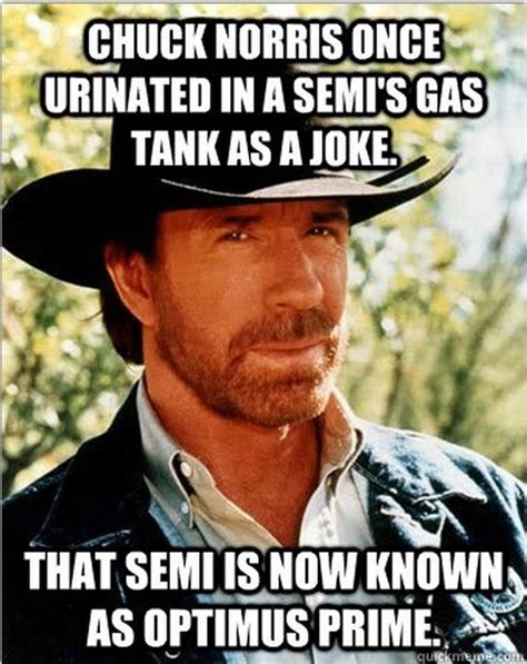 Chuck Norris Urinated In A Sem Is Listed Or Ranked On The List The