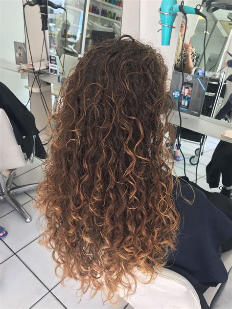 Curly Worley Long Hair Perm Permed Hairstyles Hair