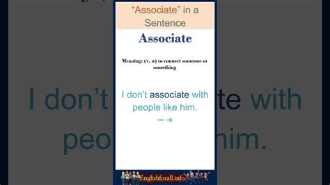 Associate Meaning Associate In A Sentence Most Common Words In English Shorts Youtube