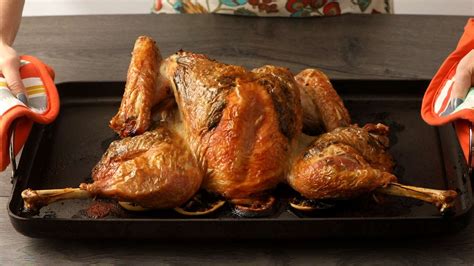 how to spatchcock a turkey for the fastest cooking juiciest turkey ever eatingwell