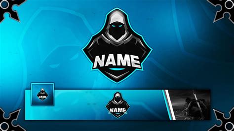 FREE Gaming/Clan Mascot Logo / Banner / Avatar Template - YouTube