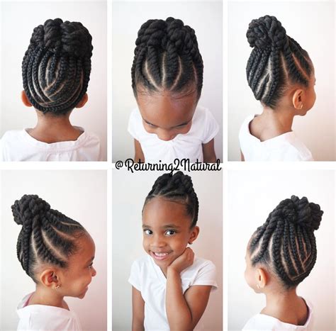 Variety of kids up hairstyles hairstyle ideas and hairstyle options. So cute via @returning2natural - http://community.blackhairinformation.com/hairstyle-gallery ...