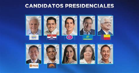 Panamá 10 candidatos se disputarán la Presidencia en los comicios