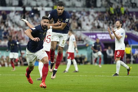 world cup 2022 to the mbappé giroud duo france very grateful against poland