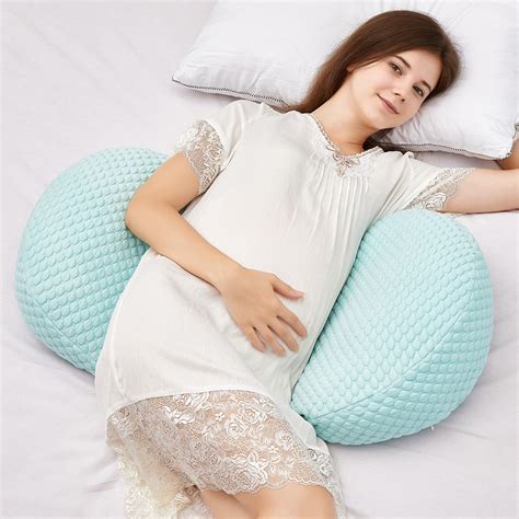 Moreover, pregnancy pillows come in various sizes, with many of them being shaped in a way that offers you a choice of different sleeping positions. Soft Portable Pregnancy Pillow For Side Sleeping Maternity Pillow Back And Belly Support Body ...