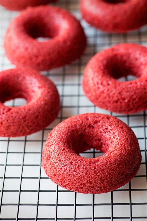 Baked Red Velvet Donuts Homemade Hooplah