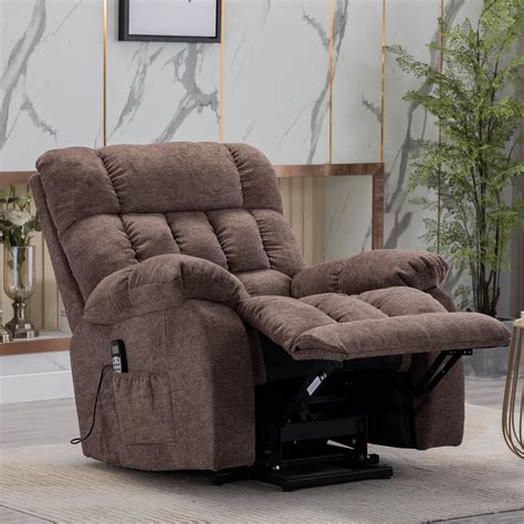 Electric lift recliner with heat therapy and massage, suitable for the