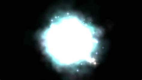 Glowing Ball Of Light With Particles Stock Footage Video 557095