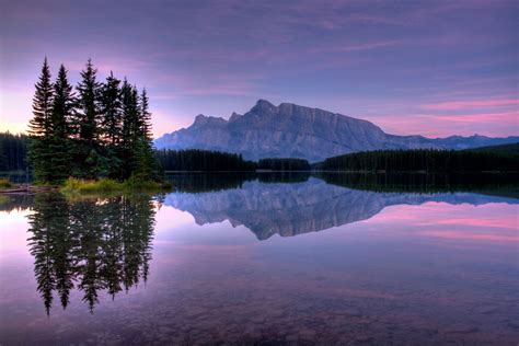 Two Jack Lake Banff Alberta By Jeremy Duguid Landscape