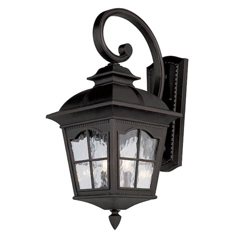 Trans Globe Briarwood 4 Light 30 In Black Outdoor Wall Light In The