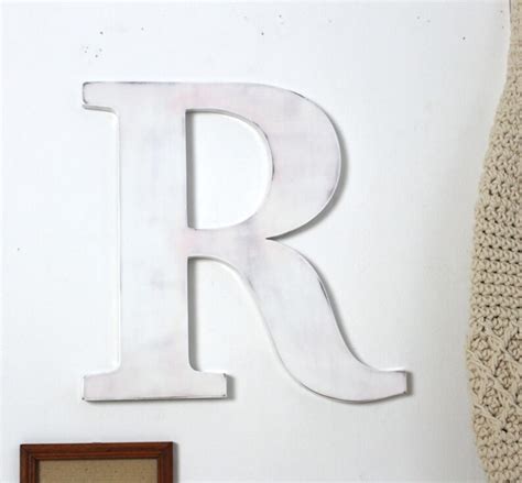 Large Wooden Letter Giant Letter Custom Letter Decorated Etsy