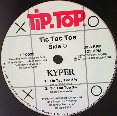 Kyper Tic Tac Toe 1990 Vinyl Discogs