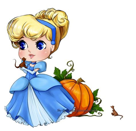 Chibi Cinderella Personagens Chibi Desenhos De Princesa Da Disney