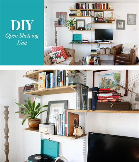 So grab a fresh sit down elsewhere. DIY Open Shelving Living Room Unit