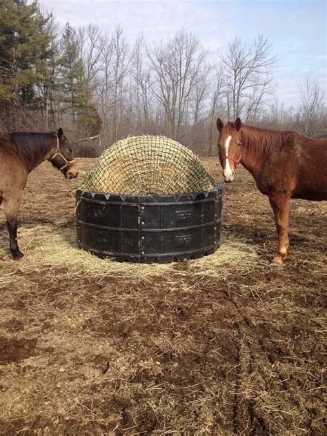 Customer Sent Us A Picture Of Our Haynet With Our Hayring This Is The