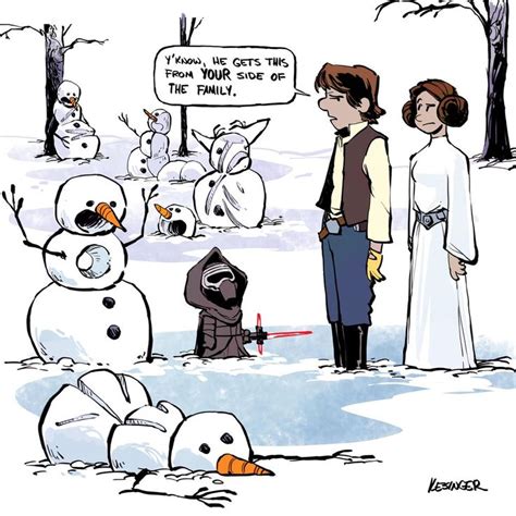 Star Wars And Calvin Hobbes Is The Perfect Combination In These