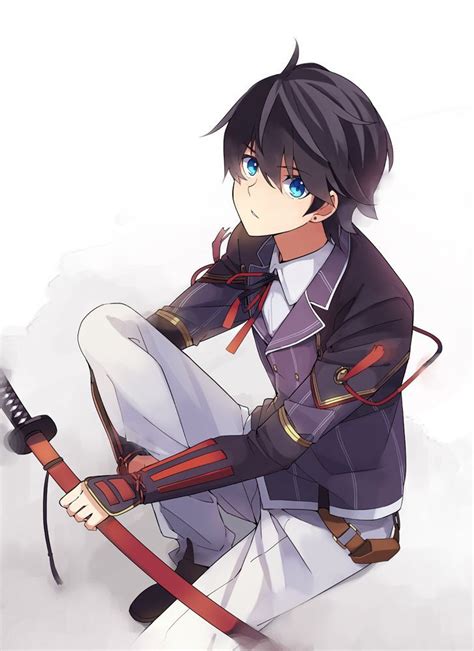 𝓛𝓲𝓷 Anime Boys Sword Anime Cute Anime Guys Anime Boy