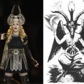 Madonna Devil Satan Chair Worship Divided States Of America Conservatism Vs Liberalism In
