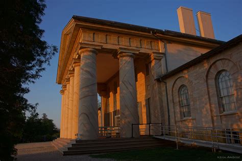 A Rare Sunrise View From The Arlington House In Arlington National