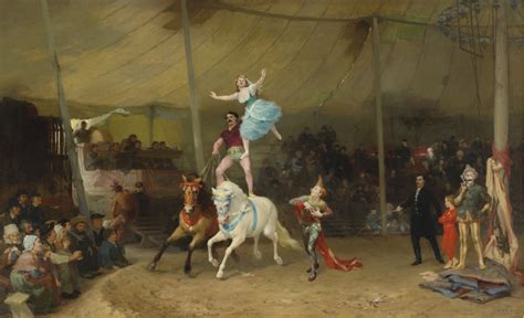 Paintings Reproductions Un Cirque En Province The American Circus In