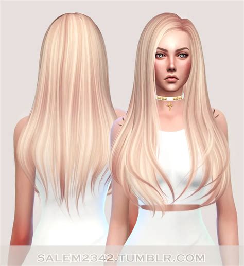 Salem2342 Butterfly S 145 Hair Retextured Sims 4 Hairs