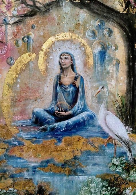 Awen By Silk Alchemy In 2021 Tantra Art Art Goddess Art