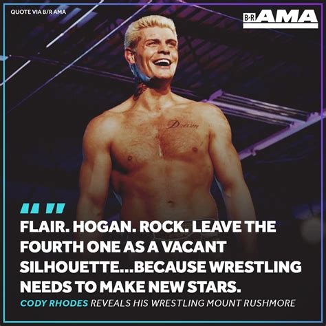 Cody Rhodes Mt Rushmore Of Wrestling Flair Hogan Rock And Leave