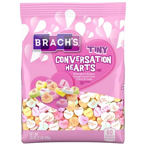 Brachs Valentines Tiny Conversation Hearts 33 Ounce