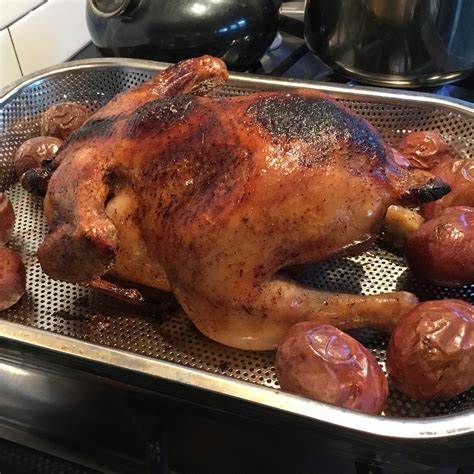 simple whole roasted chicken recipe allrecipes