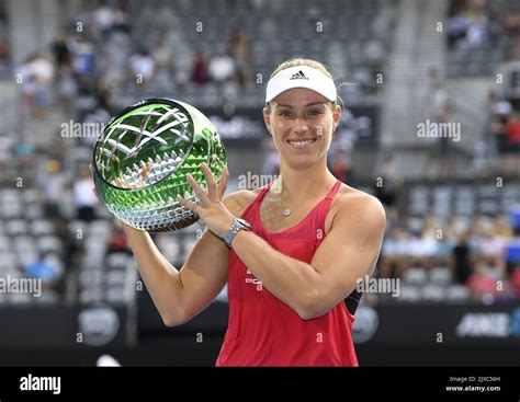Angelique Kerber Of Germany Poses For A Photograph With The Winners