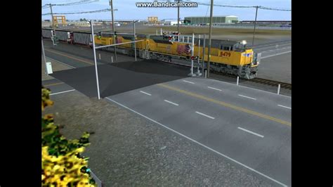 Trainz Simulator 12 Up Sd70ace Leads Coal Train In Modesto Ca Youtube