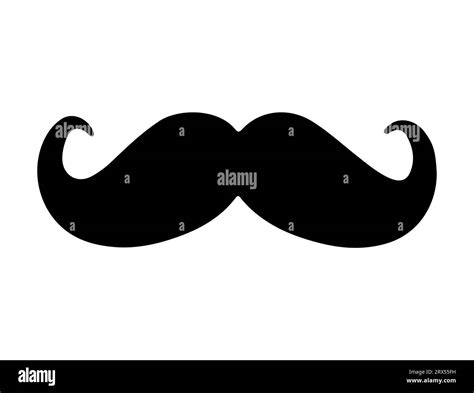 Handlebar Mustache Silhouette Vector Art Stock Vector Image And Art Alamy