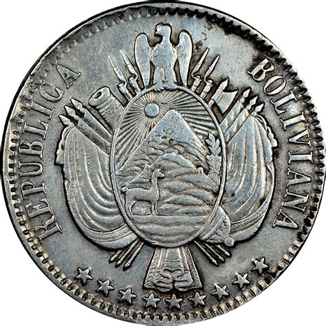 Boliviano m (feminine singular boliviana, masculine plural bolivianos, feminine plural bolivianas). Bolivia Boliviano KM 152.1 Prices & Values | NGC