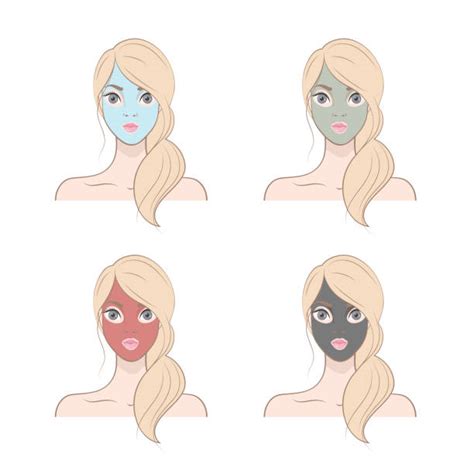Pink Clay Face Mask Illustrations Royalty Free Vector Graphics And Clip