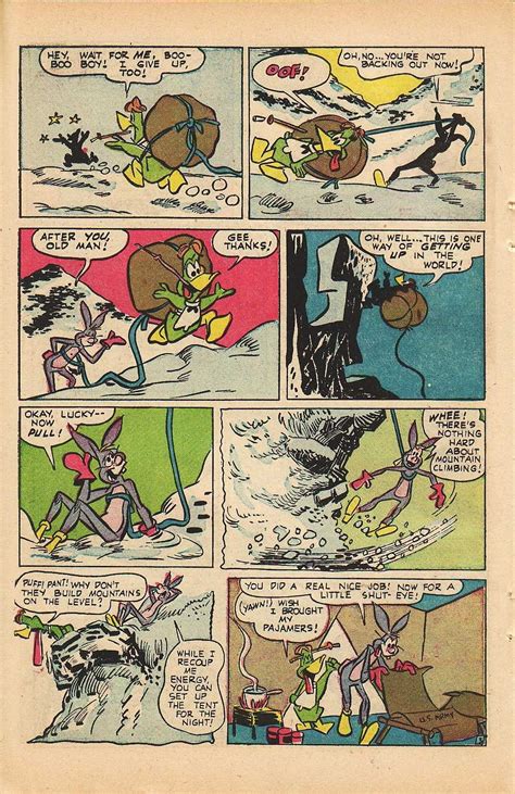 cartoon snap lucky duck and rocky rabbit by irv spector