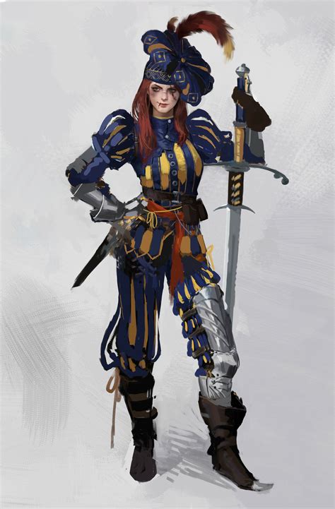 Landsknecht Fantasy Character Design Warhammer Fantasy Roleplay