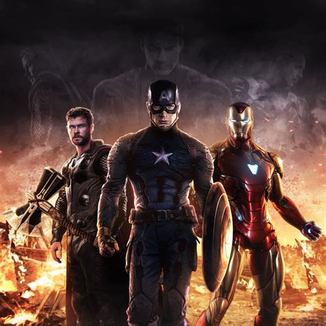 2048x2048 Resolution Captain America Iron Man Thor Avengers Ipad Air